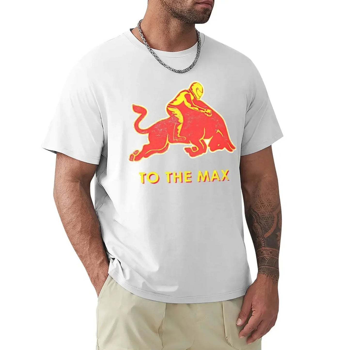 Verstappen To The Max T Shirt Harajuku Short Sleeve T-shirt 100% Cotton Graphics Tshirt Tops