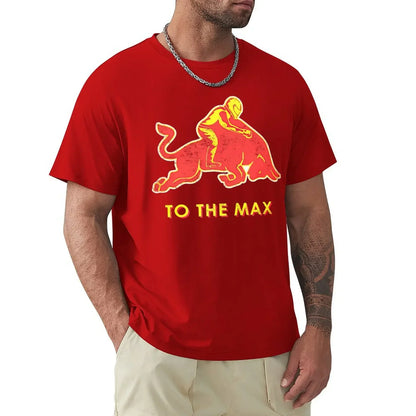 Verstappen To The Max T Shirt Harajuku Short Sleeve T-shirt 100% Cotton Graphics Tshirt Tops