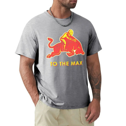 Verstappen To The Max T Shirt Harajuku Short Sleeve T-shirt 100% Cotton Graphics Tshirt Tops